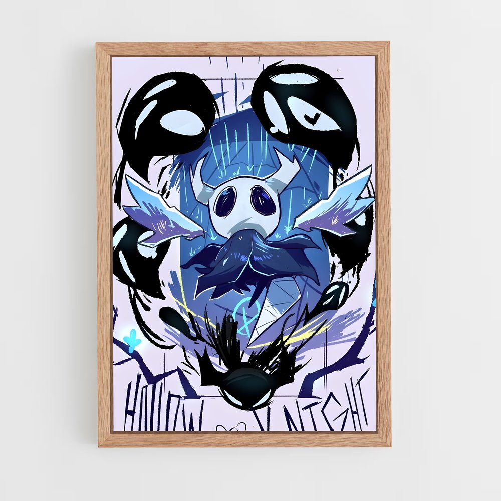 Poster Le Squelette Errant – affiche Hollow Knight (vue 4)